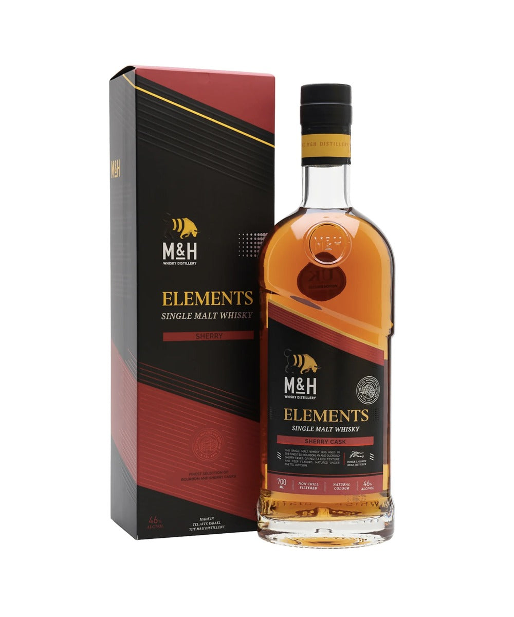 M&H Elements Sherry Cask Single Malt Whisky